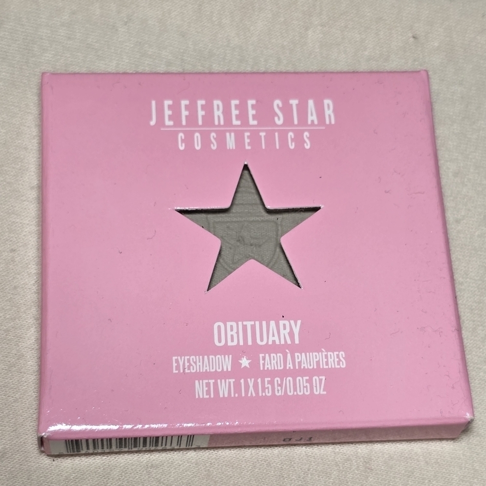 NWT Jeffree Star Eyeshadow Obituary Single Pan Eyeshadow Smokey Blendable Bride